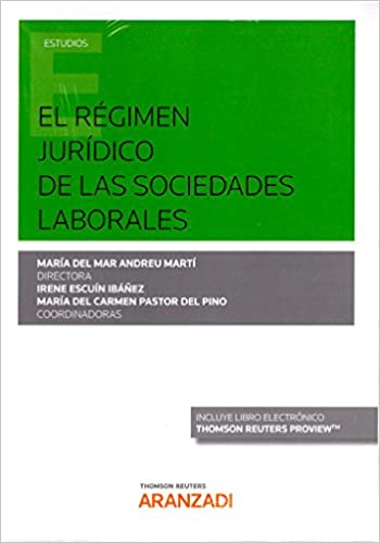 Imagen de portada del libro El régimen jurídico de las sociedades laborales