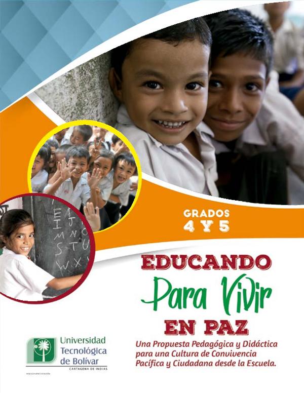 Imagen de portada del libro Educando para vivir en paz - Grados 4 y 5