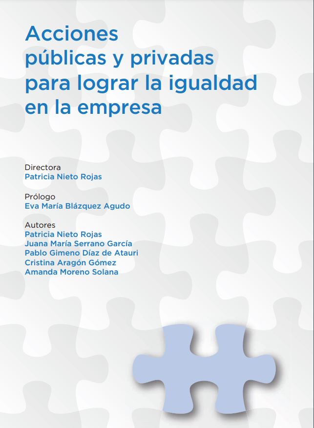 Imagen de portada del libro Acciones públicas y privadas para lograr la igualdad en la empresa