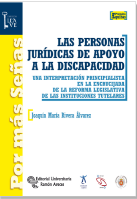 Imagen de portada del libro Las personas jurídicas de apoyo a la discapacidad