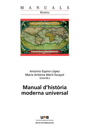 Imagen de portada del libro Manual d'història moderna universal