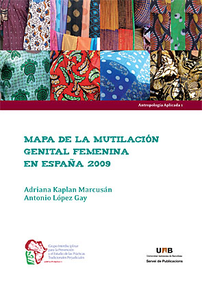 Imagen de portada del libro Mapa de la mutilación genital femenina en España 2009