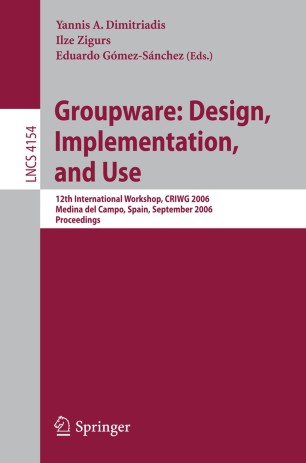 Imagen de portada del libro Groupware