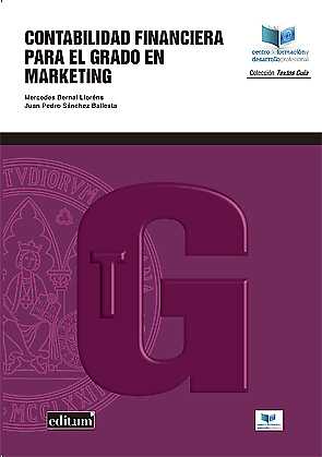Imagen de portada del libro Contabilidad financiera para el grado en marketing