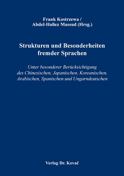 Imagen de portada del libro Strukturen und Besonderheiten fremder Sprachen