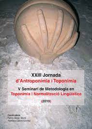 Imagen de portada del libro XXIII Jornada d'Antroponímia i Toponímia