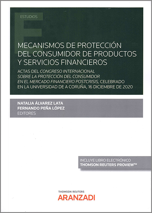 Imagen de portada del libro Mecanismos de protección del consumidor de productos y servicios financieros
