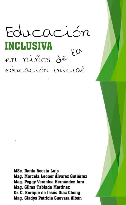 Imagen de portada del libro Educación Inclusiva en niños de la educación inicial