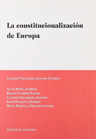 Imagen de portada del libro La constitucionalización de Europa