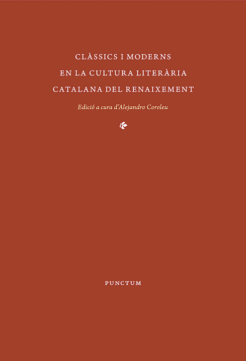Imagen de portada del libro Clàssics i moderns en la cultura literària catalana del renaixement