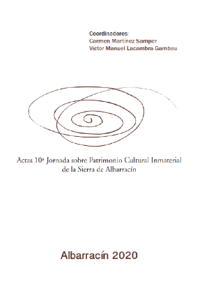 Imagen de portada del libro Actas 10ª Jornada sobre Patrimonio Cultural Inmaterial de la Sierra de Albarracin