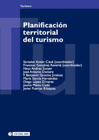 Imagen de portada del libro Planificación territorial del turismo