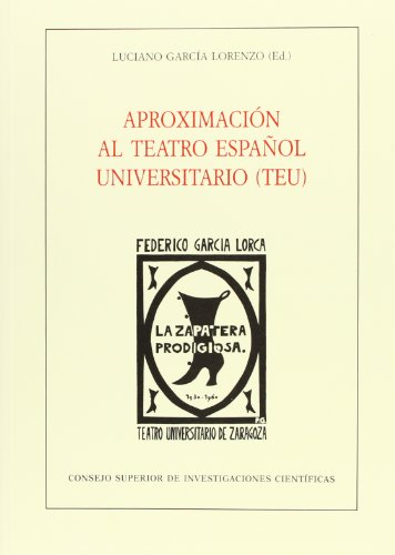 Imagen de portada del libro Aproximación al teatro español universitario (TEU)