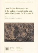Imagen de portada del libro Antologia de memòries i dietaris personals catalans sobre la Guerra de Successió