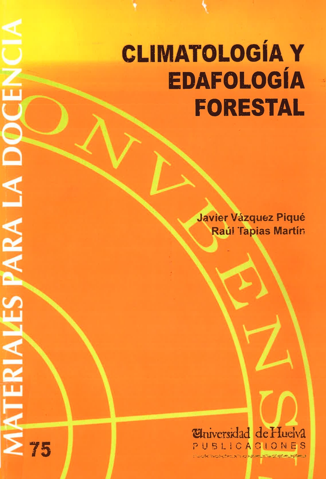 Imagen de portada del libro Climatología y Edafología Forestal