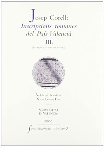 Imagen de portada del libro Inscripcions romanes del País Valencià