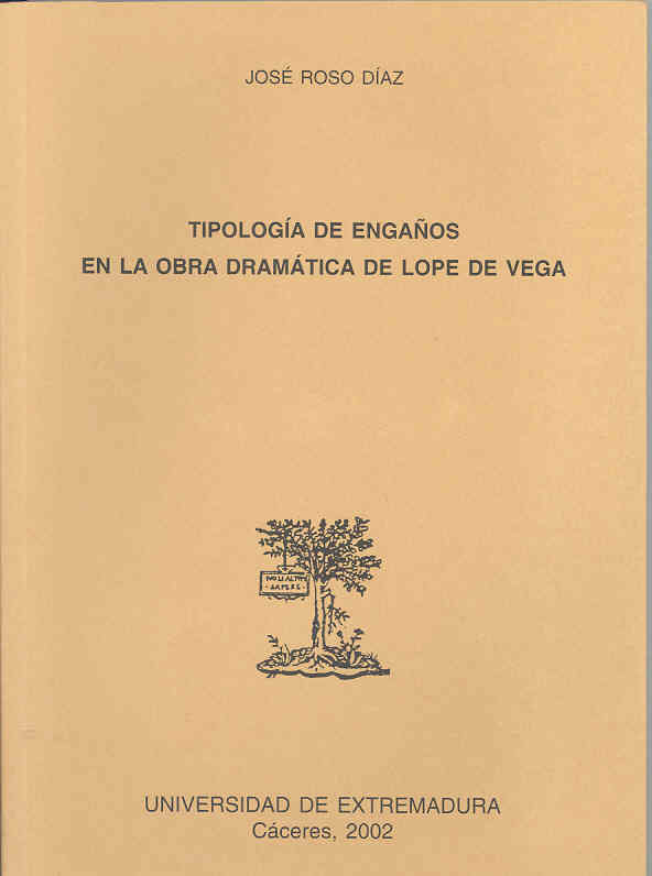 Imagen de portada del libro Tipología de engaños en la obra dramática de Lope de Vega