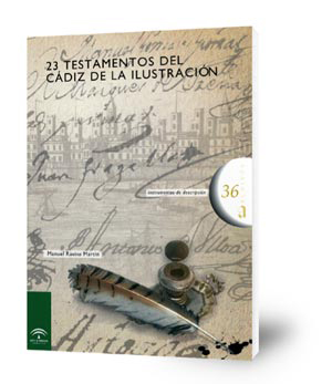 Imagen de portada del libro 23 testamentos del Cádiz de la Ilustración