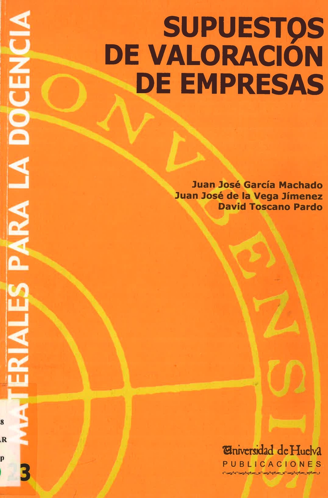 Imagen de portada del libro Supuestos de valoración de empresas.