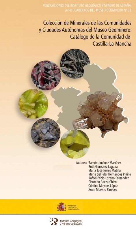 Imagen de portada del libro Colección de Minerales de las Comunidades y Ciudades Autónomas del Museo Geominero