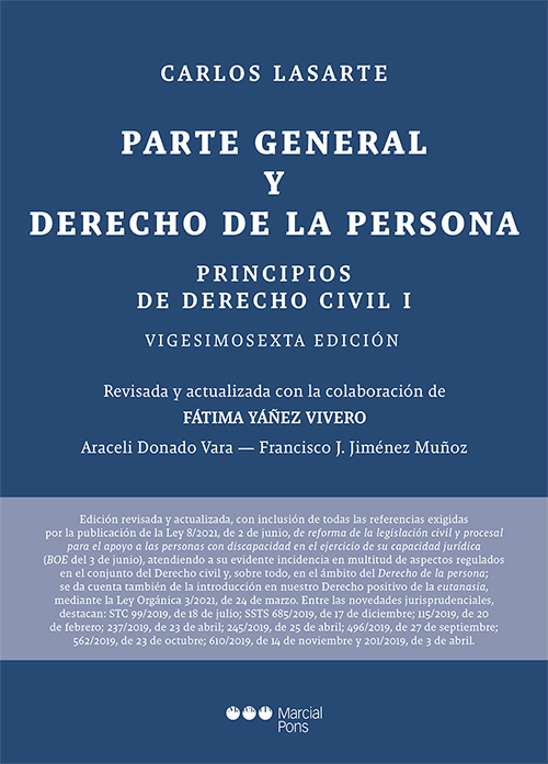 Imagen de portada del libro Principios de derecho civil