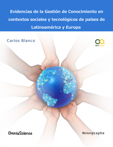 Imagen de portada del libro Evidencias de la gestión de conocimiento en contextos sociales y tecnológicos de países de Latinoamérica y Europa
