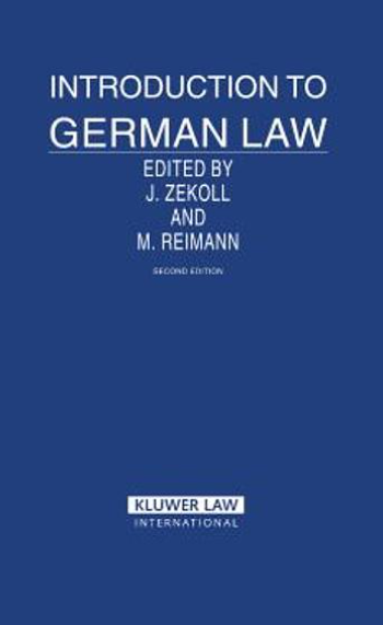 Imagen de portada del libro Introduction to German law