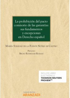 Imagen de portada del libro La prohibición del pacto comisorio de las garantías