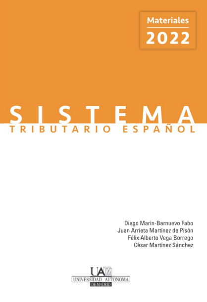 Imagen de portada del libro Sistema tributario español