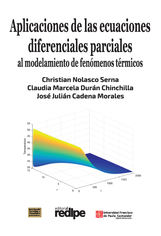 Imagen de portada del libro Aplicaciones de las ecuaciones diferenciales parciales al modelamiento de fenómenos térmicos