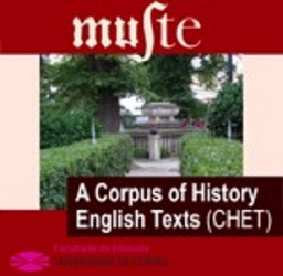 Imagen de portada del libro Corpus of History English Texts (CHET)