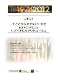 Imagen de portada del libro Atas I Congresso de História Contemporanea