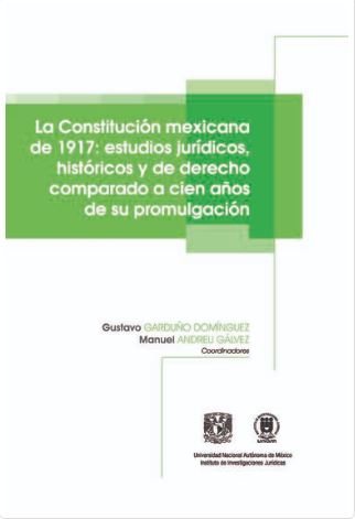 Imagen de portada del libro La Constitución mexicana de 1917