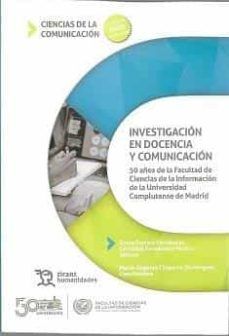 Imagen de portada del libro Investigación en docencia y comunicación