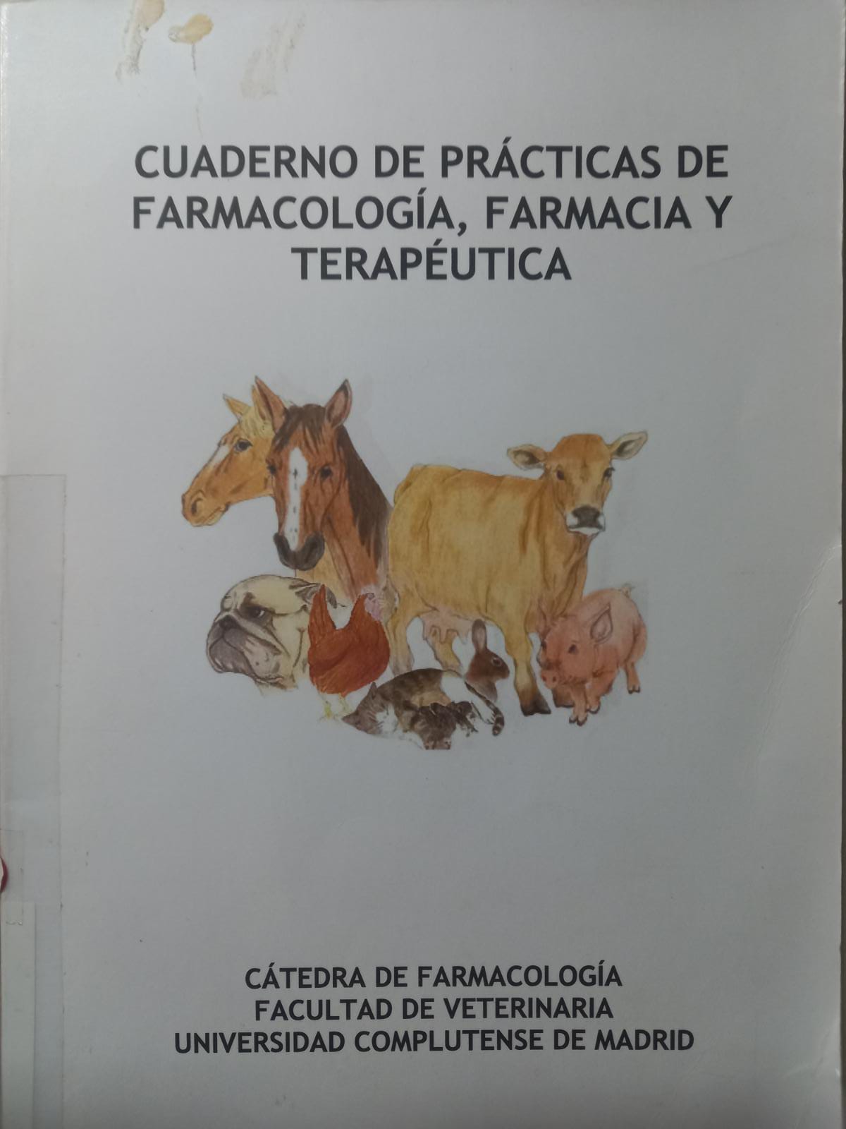 Imagen de portada del libro Cuaderno de prácticas de farmacología, farmacia y terapéutica