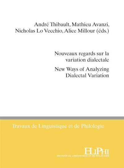 Imagen de portada del libro Nouveaux regards sur la variation dialectale