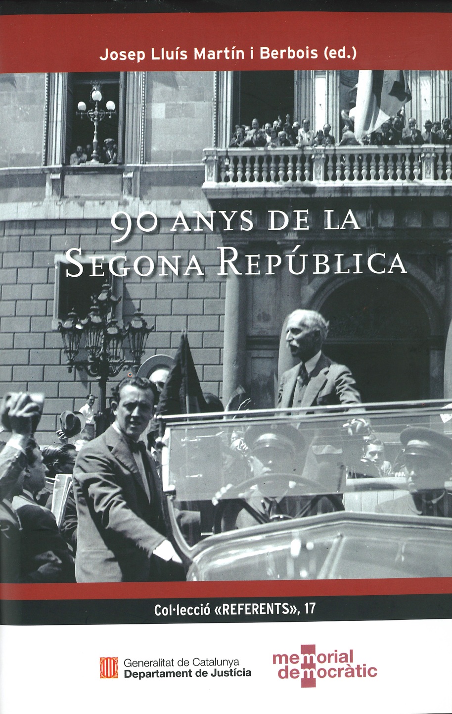 Imagen de portada del libro 90 anys de la segona república