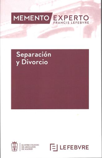 Imagen de portada del libro Separación y divorcio /