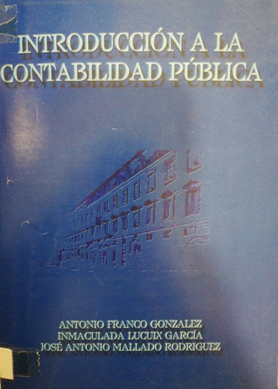 Imagen de portada del libro Introducción a la contabilidad pública