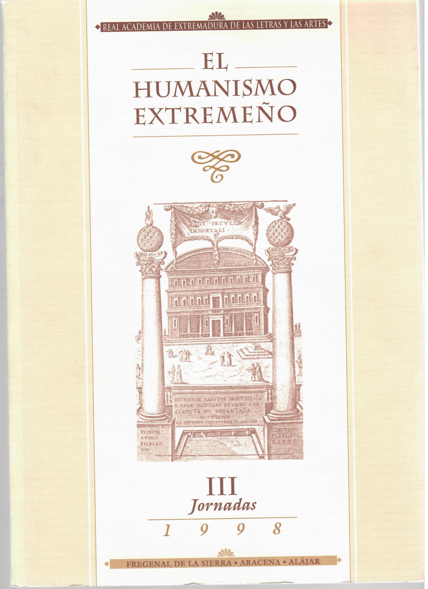 Imagen de portada del libro El Humanismo extremeño
