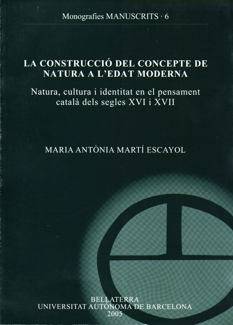 Imagen de portada del libro La construcció del concepte de natura a l'edat moderna