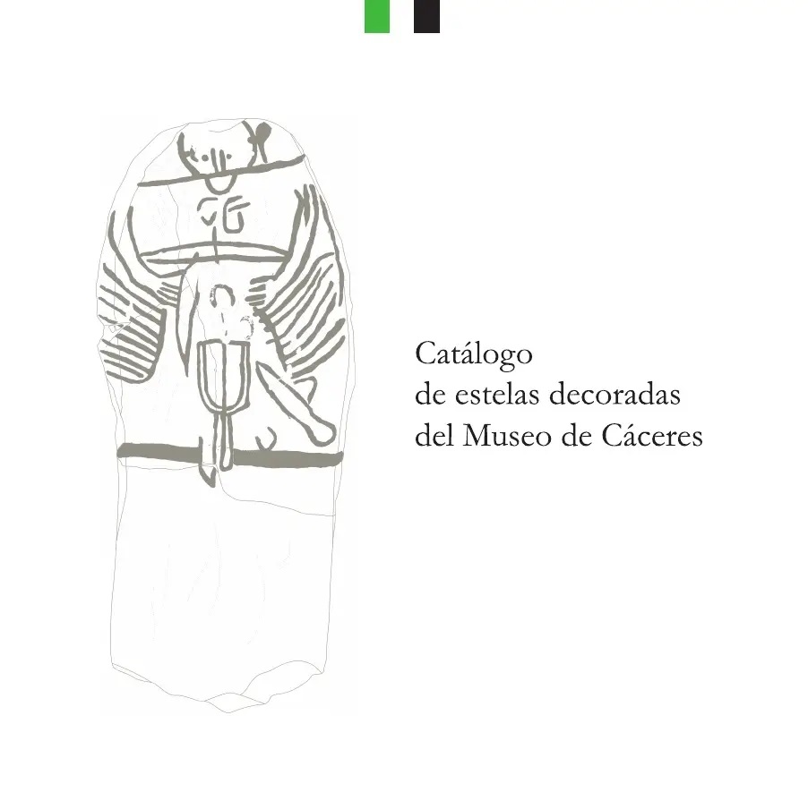 Imagen de portada del libro Catálogo de estelas decoradas del Museo de Cáceres