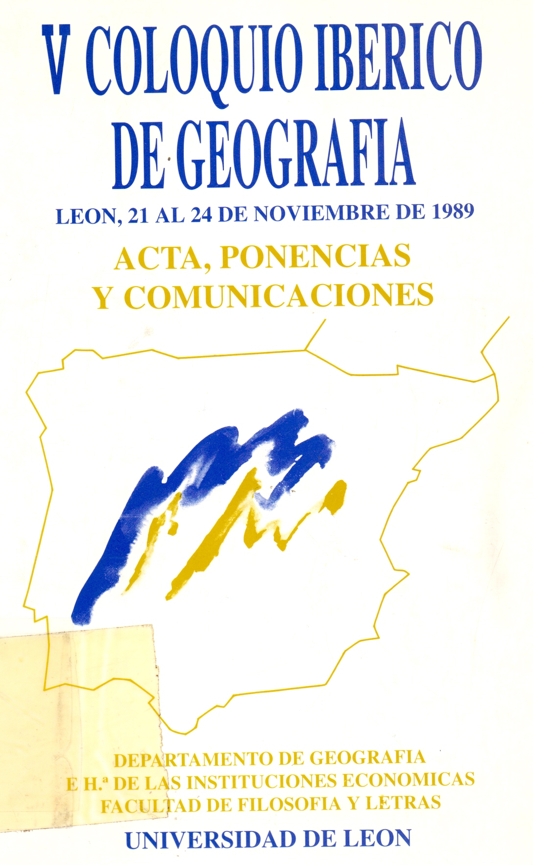 Imagen de portada del libro Acta, ponencias y comunicaciones