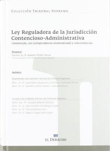 Imagen de portada del libro Ley Reguladora de la Jurisdicción Contencioso-Administrativa