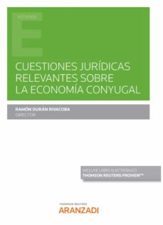 Imagen de portada del libro Cuestiones jurídicas relevantes sobre la economía conyugal