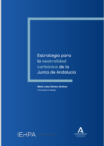 Imagen de portada del libro Estrategia para la neutralidad carbónica de la Junta de Andalucía