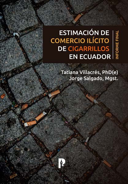 Imagen de portada del libro Estimación de comercio ilícito de cigarrillos en Ecuador