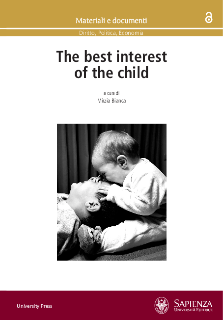 Imagen de portada del libro The best interest of the child