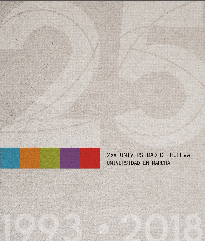 Imagen de portada del libro 1993-2018 : 25 aniversario Universidad de Huelva