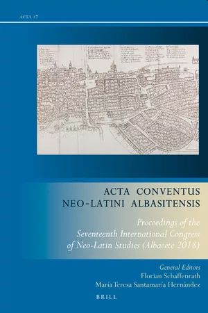 Imagen de portada del libro Acta Conventus Neo-Latini Albasitensis :